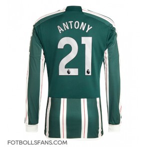 Manchester United Antony #21 Replika Bortatröja 2023-24 Långärmad